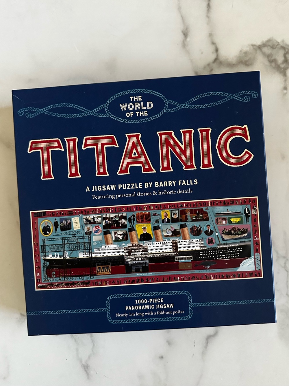 Laurence King - The World of the Titanic Panoramic 1000 Piece Jigsaw Puzzle